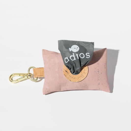 Adios Plastic - Handmade 100% natural cork poop bag holder