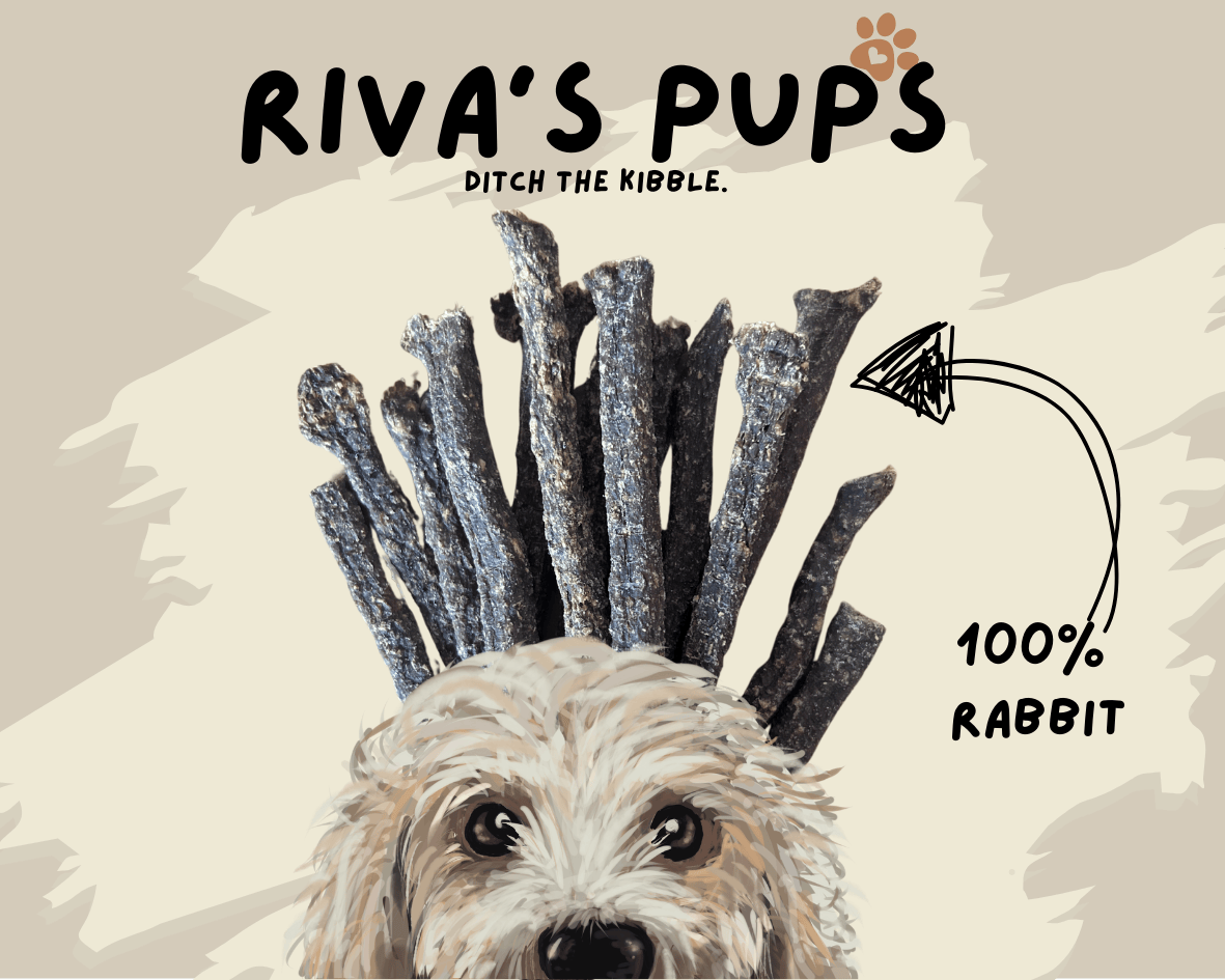 100% Rabbit Mini Sticks – Single-Ingredient, Hypoallergenic Treats