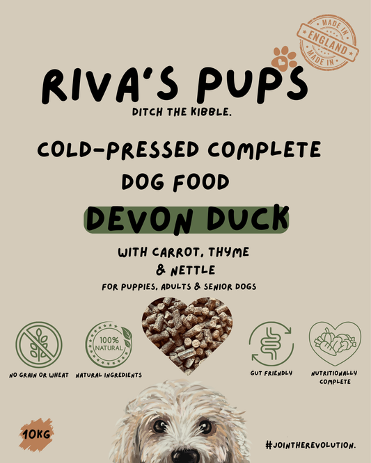 Riva's Duck Cold-Pressed Dog Food