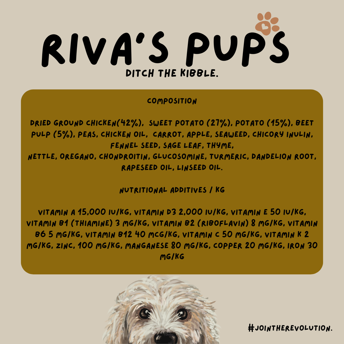 Riva's Chicken Cold-Pressed Dog Food