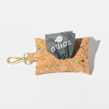 Adios Plastic - Handmade 100% natural cork poop bag holder