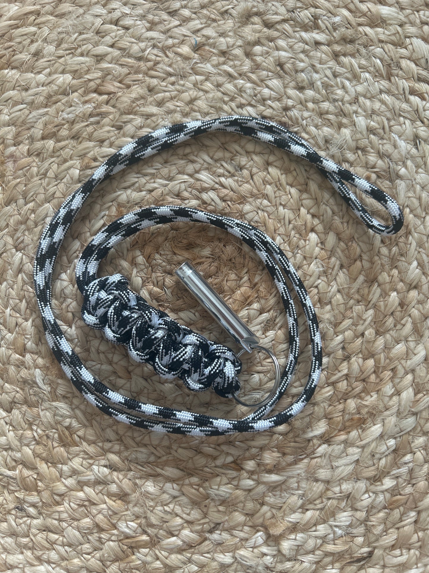 Handmade by Crafted Wonders - Paracord  whistle clip