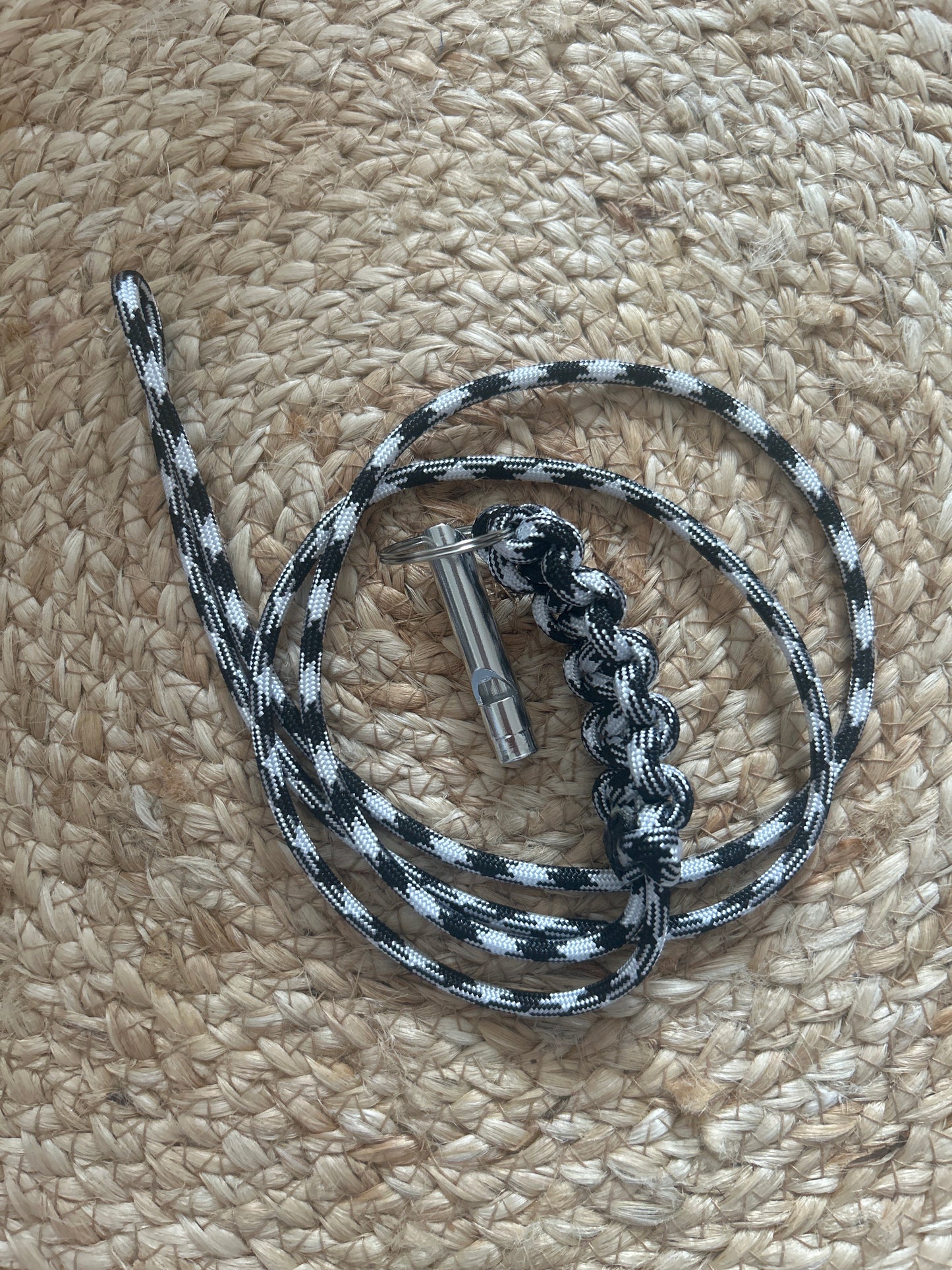 Handmade by Crafted Wonders - Paracord  whistle clip