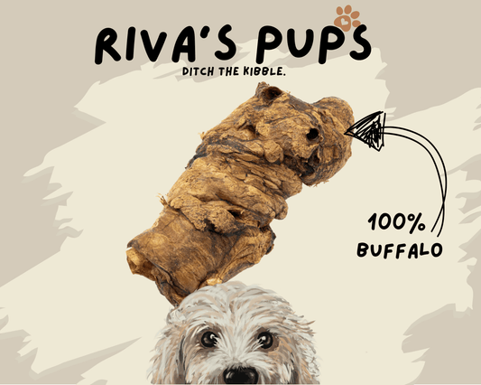 100% Buffalo Trachea Wrapped in Lung
